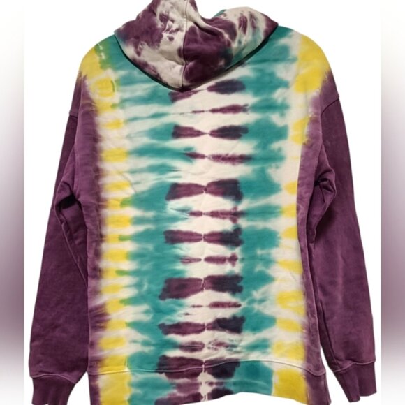 Guess & J.Balvin Collaboration For " Colores" Album Tie-Dye Hoodie Unisex - Picture 6 of 10